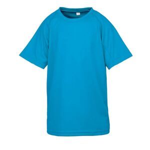 Spiro Impact Childrens/Kids Junior Performance Aircool T-Shirt / Ocean Blue